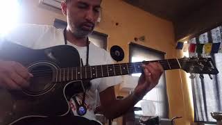 Raag Yaman on an acoustic Guitar | Roshan Sharma