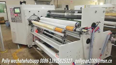 Adhesive Tape BOPP Masking Tape Jumbo Roll  Rewinding Machine wechatwhatsapp 0086 13925825327