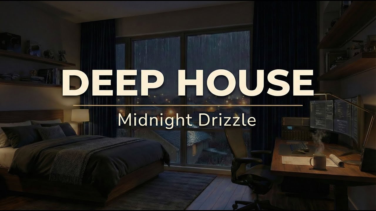 Coding at Midnight 🌧️ Deep House Jazz Vocal Album | Cozy Rainy Bedroom