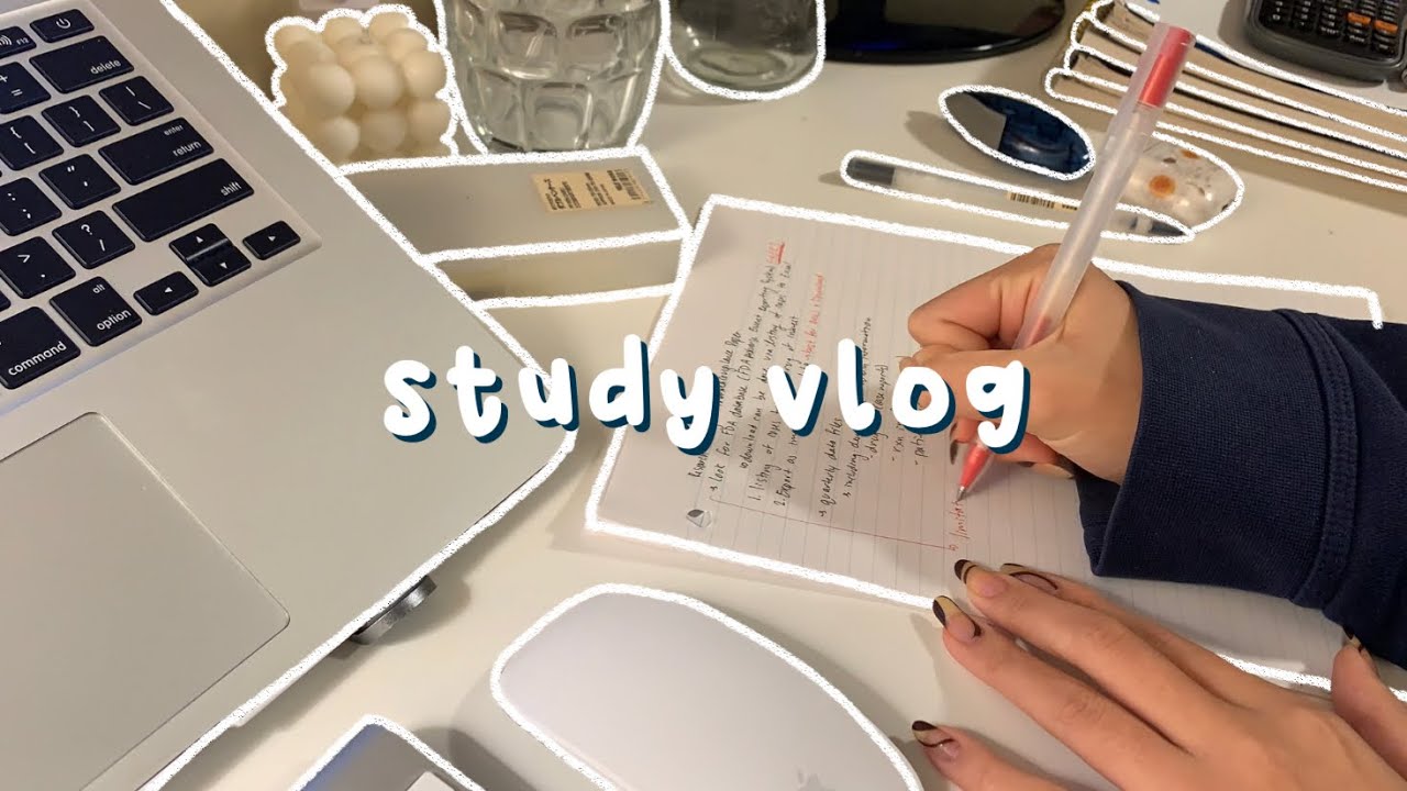 STUDY VLOG, a *very* productive college week in my life