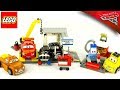 Cars 3 lego juniors garage smokey arret stand luigi guido flash 10732 10743 jouet toy review