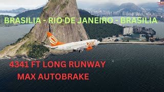(P3DV5.4) Simulation Flight SBBR-SBRJ-SBBR Boeing 737-700