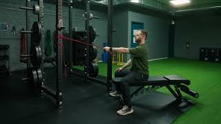 Band Row - Single Arm - Seated - Exercise Demo