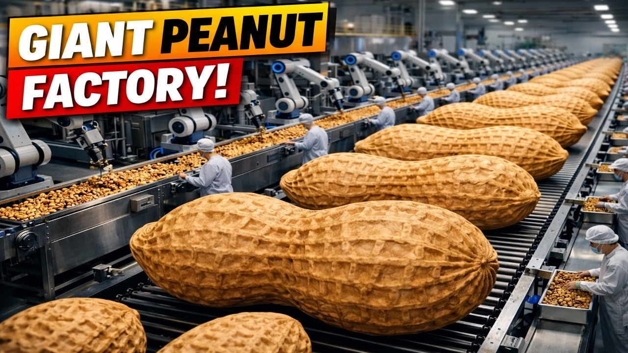 Inside a Modern Peanut Processing Plant From Raw Peanuts to Roasted ...