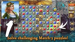 MatchVentures: Match 3 Mystery Gameplay Walkthrough #1 (Android, IOS) screenshot 2