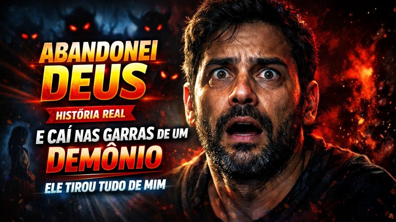 EM UM MOMENTO DE DOR ABANDONEI A DEUS, E CAÍ NAS GARRAS DE UM DEMÔNIO QUE TIROU TUDO DE MIM