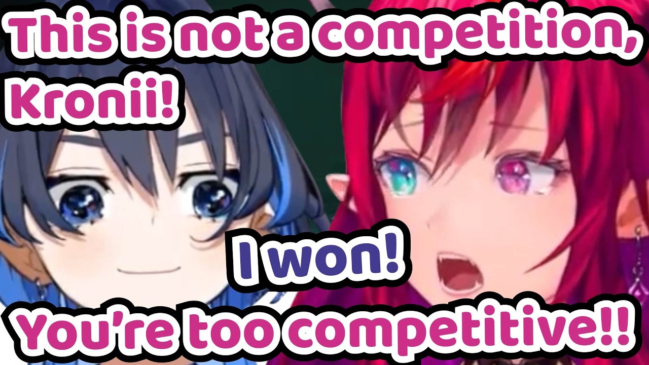 Kronii Got Overly Competitive Towards Irys Over Nothing and It's Hilarious
