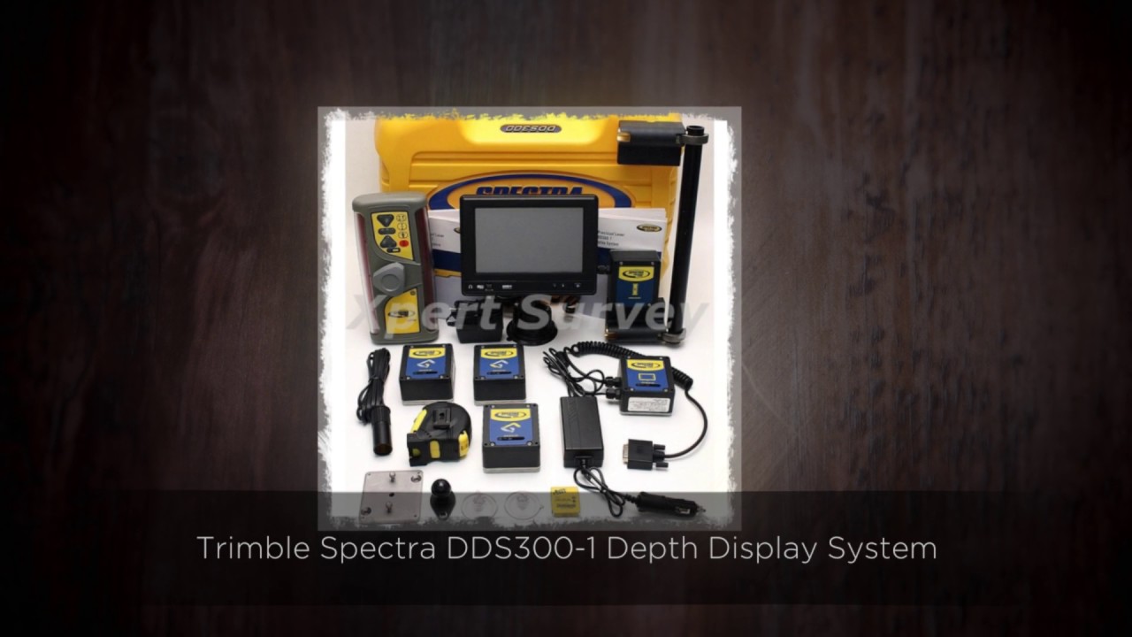 Trimble Depth Control System Trimble Spectra DDS300-1 Depth Display System - YouTube