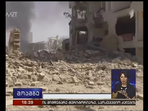 სირიაში დანაღმული ავტომობილი აფეთქდა