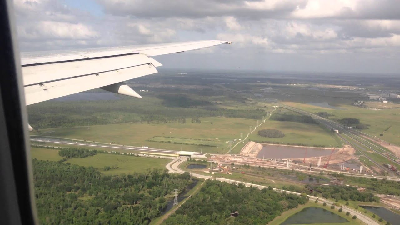Atlanta to Orlando Landing Delta 757200 1080p HD YouTube