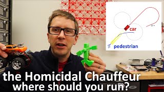 the Homicidal Chauffeur: mathematically, where should you run? screenshot 5