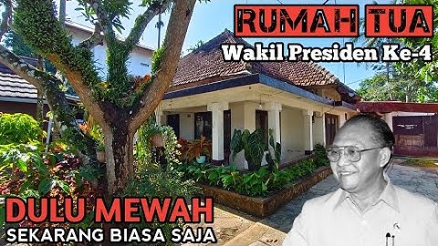 Rumah Tua Wakil Presiden Ke-4 Dulu Rumah Mewah Sekarang Jadi Rumah Sejarah Ditempati Wanita Cantik