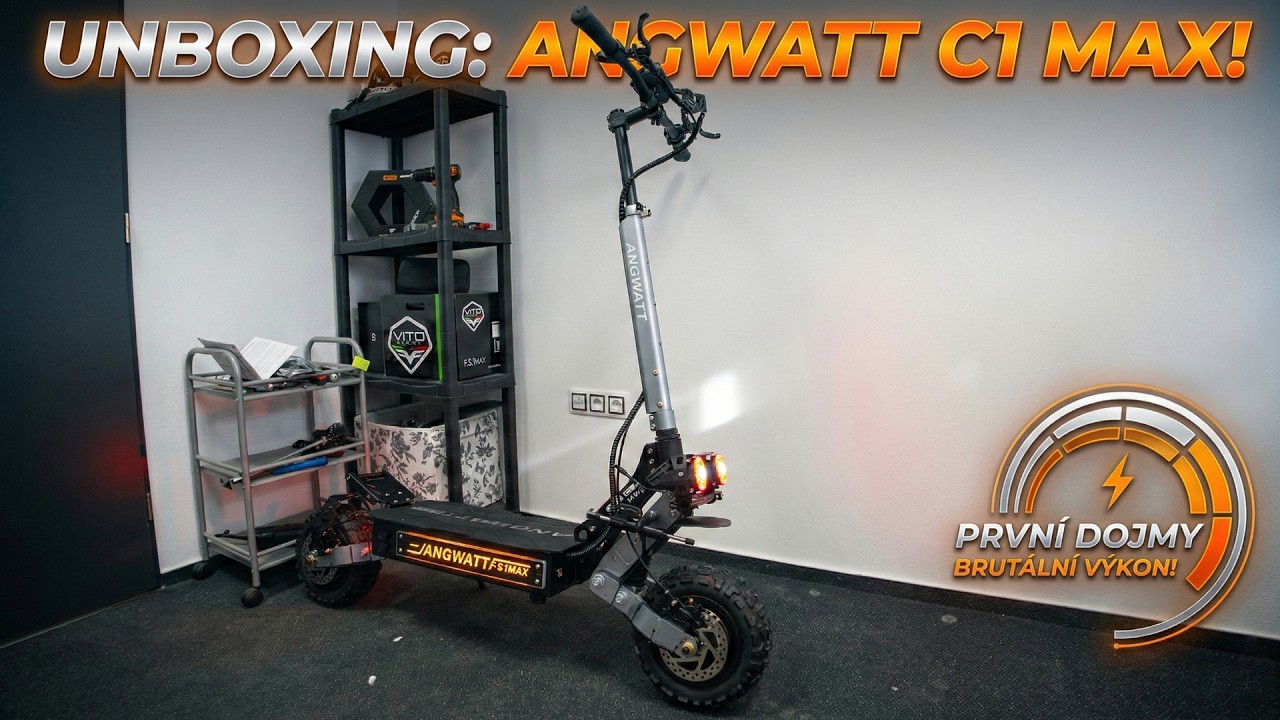 Agwatt C1 Max - 6000W a 85km/h za 27 tisíc 🤯🔥. Unboxing 📦