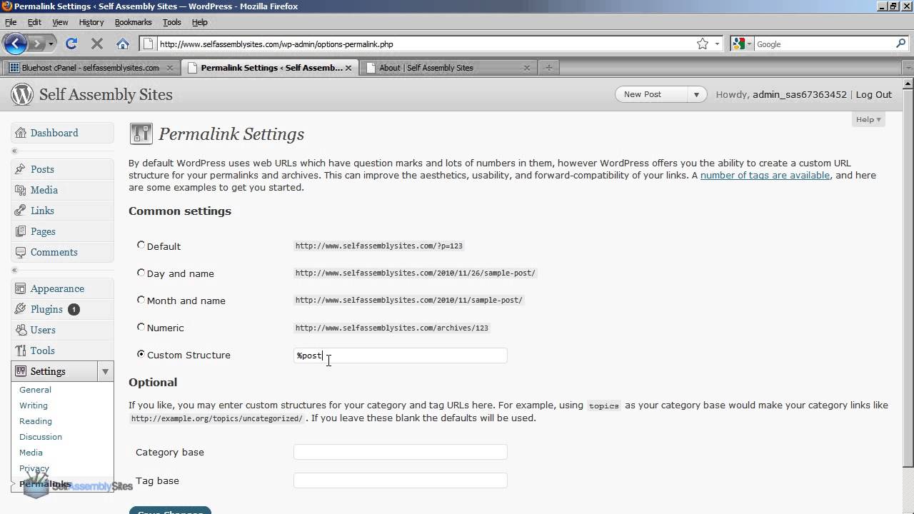 Setup PermaLinks - YouTube