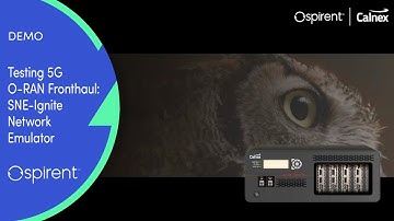 Testing 5G O-RAN Fronthaul with the SNE-Ignite Network Emulator