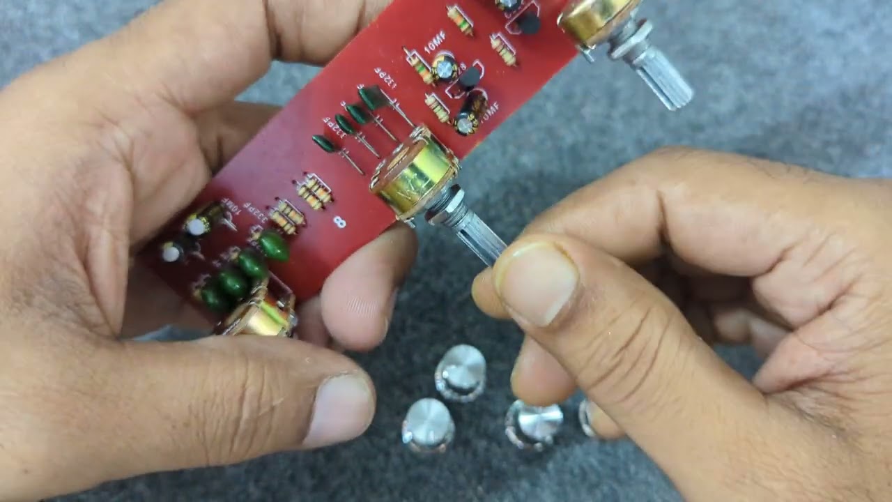 Base Tone Circuit 4 Volume Base tone Circuit Board For Amplifier