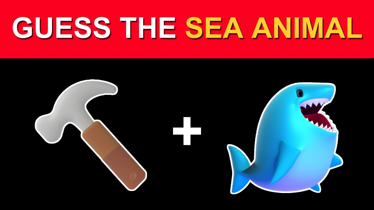 Guess The Sea Animal by Emoji