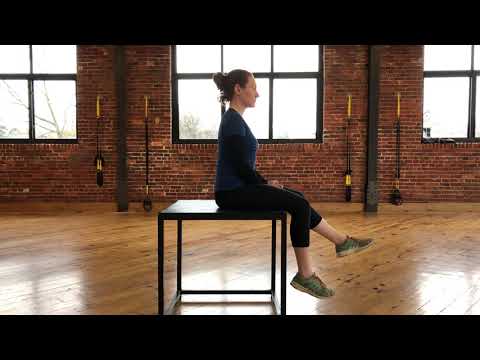 Seated Active Assisted Knee Flexion