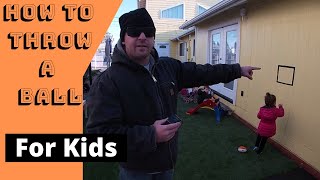 How to Throw a Ball at a Target (Kids Learning Sports)