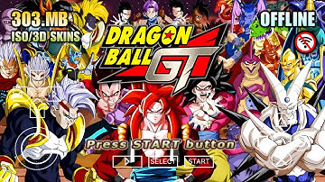 NEW DRAGON Ball GT Shin Budokai 2 - DBZ MOD PPSSPP 2024 With All Characters | Game DBZ PSP Gameplay