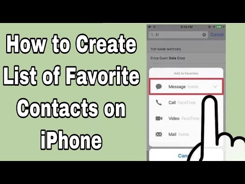 How to Create List of Favorite Contacts on iPhone || How to add Favorite Contacts on iPhone