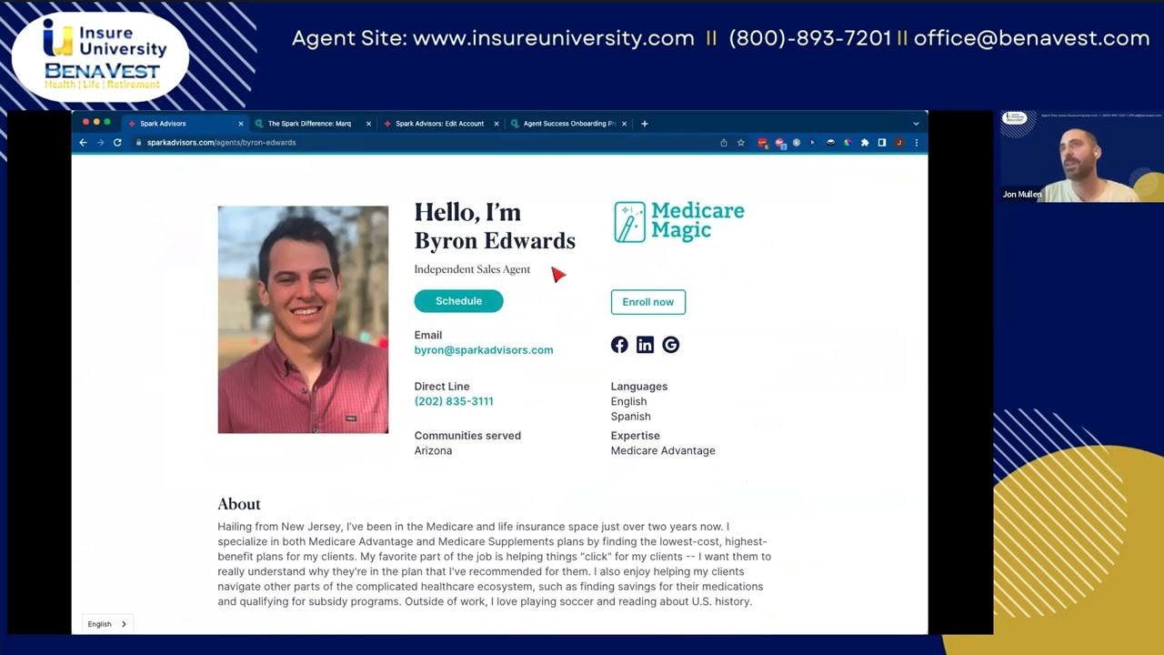 Spark Medicare Enrollment Platform Webinar 2023