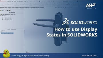 How To Use Display States in SOLIDWORKS | SOLIDWORKS Tutorial