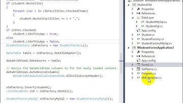 Connect SQL server 2012 to Visual Studio 2013 in Windows Form C# in Hindi and Urdu