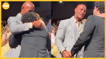 Dwayne Johnson in tears; 15-minute ovation for 