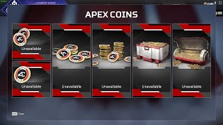 APEX Coins unavailable FIX for steam