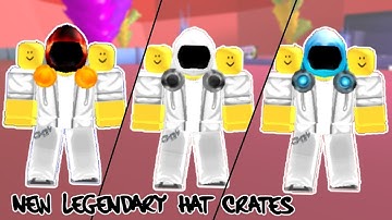 OPENING 10 LEGENDARY HAT CRATES! - Mining Simulator