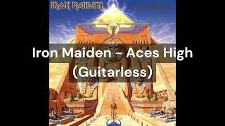 Iron Maiden  Aces High guitarless guitar Backing Track