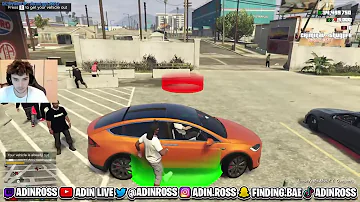 Adin Meets TeeGrizzley On GTA RP And Acts SUS! (Gets MAD!)