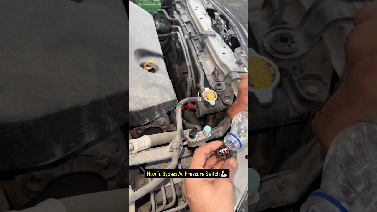 How to bypass Ac Pressure Switch 
