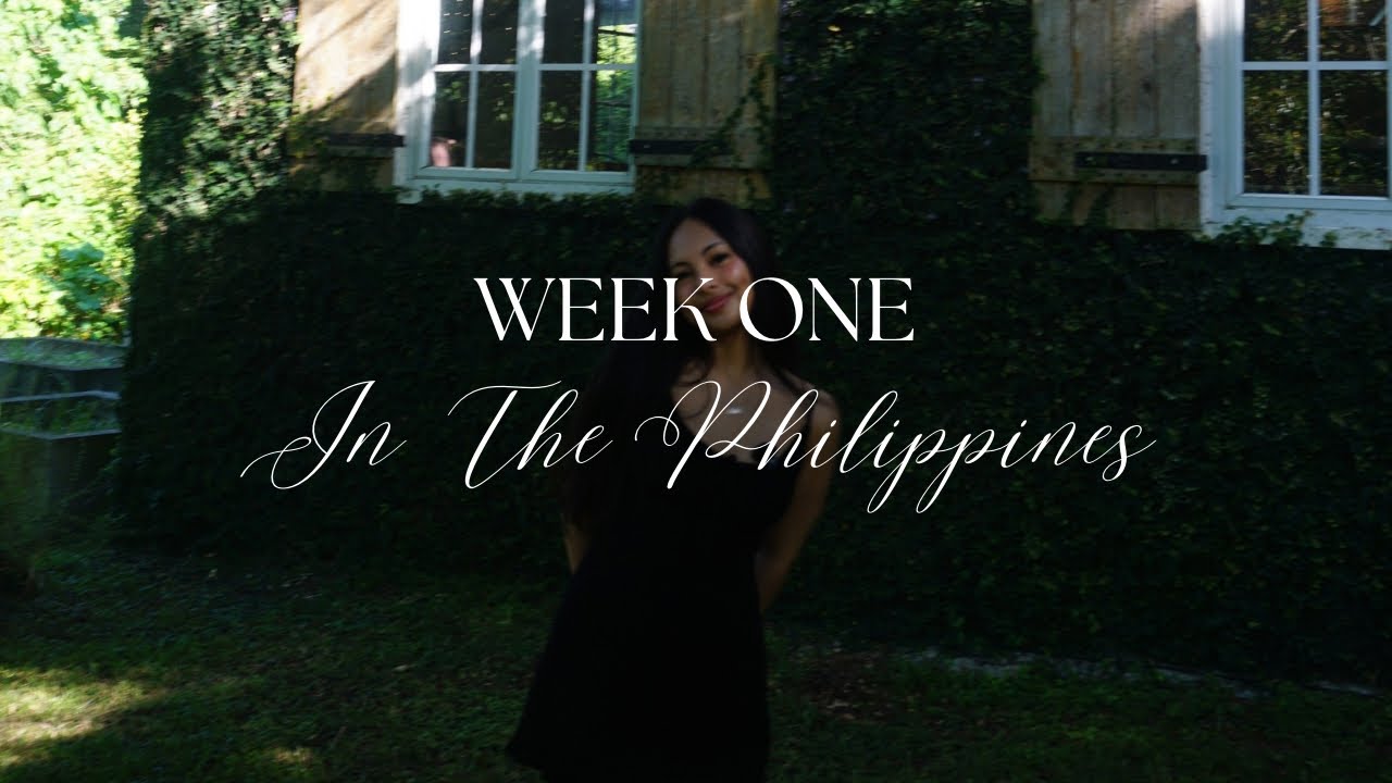 week one in the philippines 🌺🐚🌴