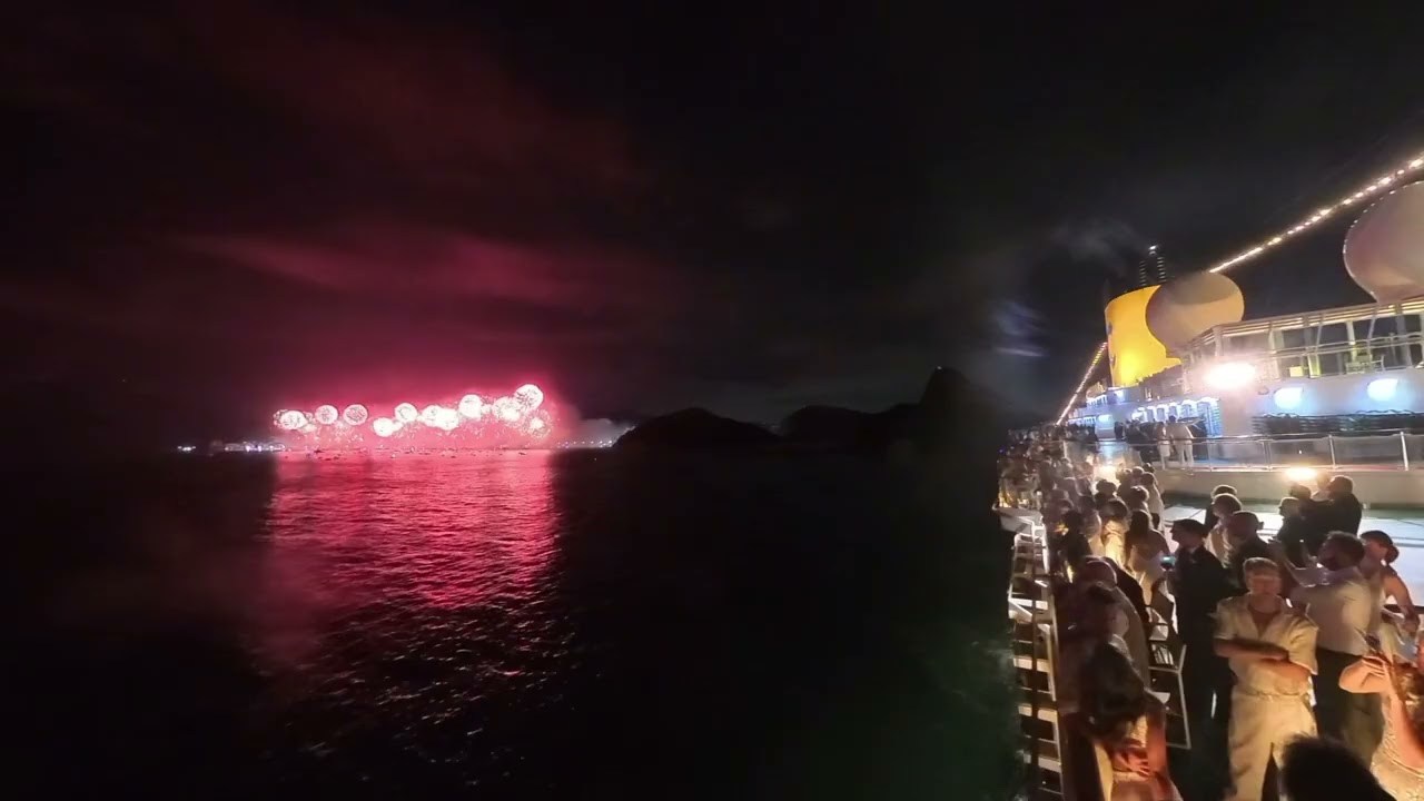 🎆 Capodanno a Copacabana: fuochi spettacolari a Rio de Janeiro