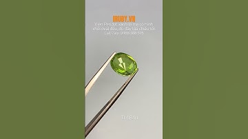 #Viên Peridot xanh lá mạ hình khối oval - facet 4,84ct IRPD34 - 239484 |giá: 9tr600 #iruby #daquy
