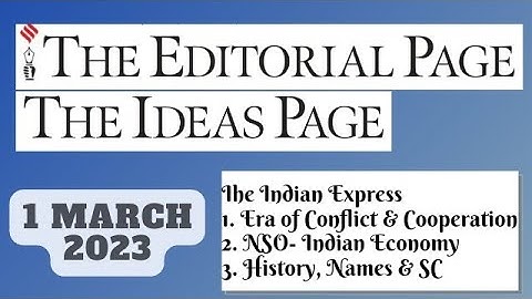 1st March 2023 | Gargi Classes The Indian Express Editorials & Idea Analysis | By R.K. Lata