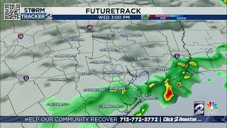 Storms move out. Temperatures rise.