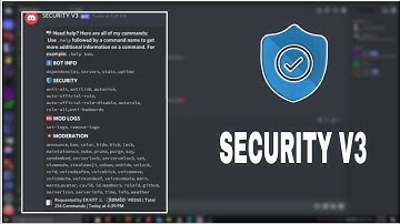 SECURITY V3 | how to make security v3 discord bot with antiraid, antilink, moderation and Mod Logs