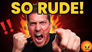 Does Islam allow us to be firm with rude people and reply back to them? 