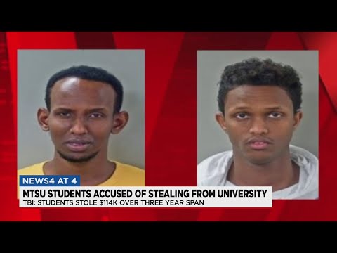 Students charged with stealing money from MTSU