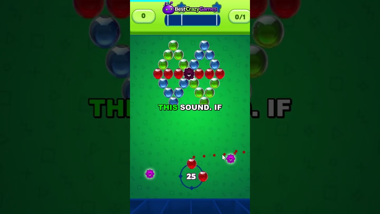 Bubble Shooter Relaxing Puzzle bestcrazygames.com 😱 | Can you win?