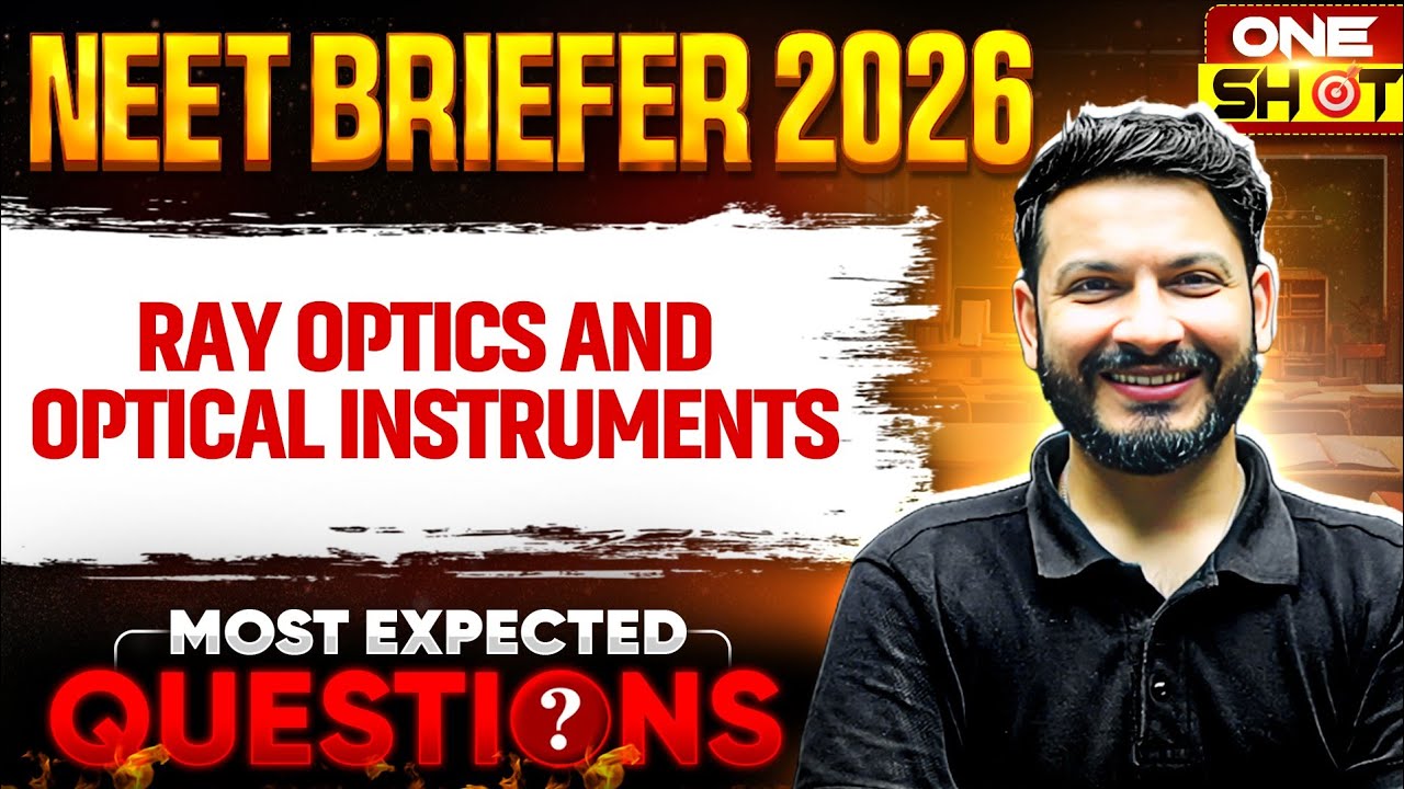 RAY OPTICS AND OPTICAL INSTRUMENTS in 1 Shot | Most Expected Questions ...