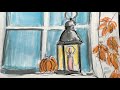 20 October Drawing Prompts - Glowing Candles & Lanterns