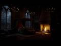 🌧️ You Won’t Leave This Cozy Castle Night… Rain & Fireplace Crackling 🔥 Deep Sleep ASMR