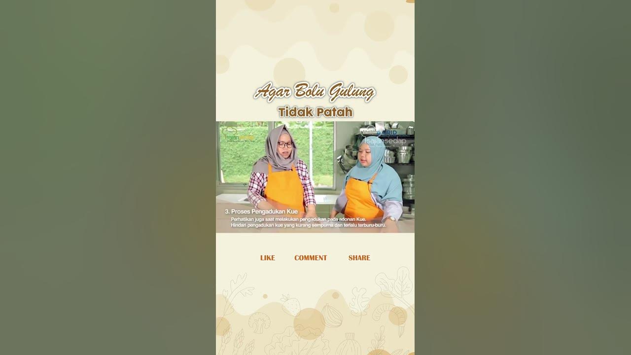 WAJIB DICOBA TIPS AGAR BOLU GULUNG TIDAK PATAH