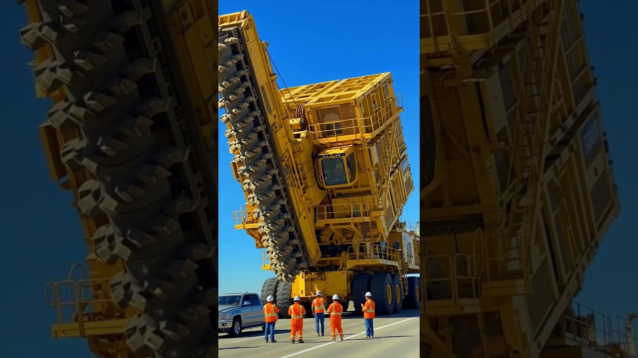 🚧 Giant Machine in Action! What Is This Monster 😲🔧