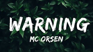 MC ORSEN - WARNING (Sped Up)  | 30mins - Feeling your music