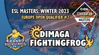 DIMAGA vs FightingFrog - ZvP | ESL SC2 Masters: Winter 2023 Europe Open Qualifier #2 EPT Tournament
